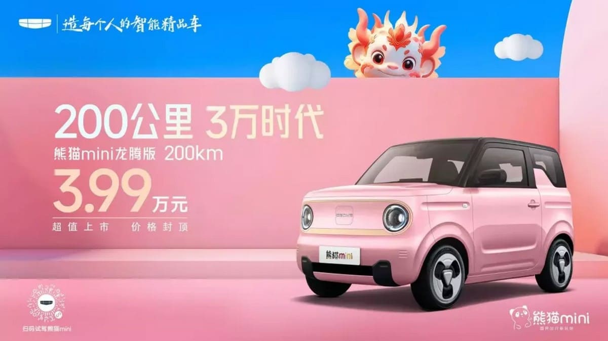 geely cho ra mat phien ban panda miniev dragon edition Geely cho ra mắt phiên bản Panda MiniEV Dragon Edition