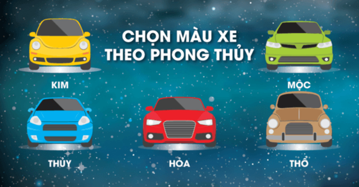 chon mau xe hop voi tuoi va ban menh se mang lai nguon nang luong tich cuc gia tang van may Chọn màu xe hợp với tuổi và bản mệnh sẽ mang lại nguồn năng lượng tích cực, gia tăng vận may