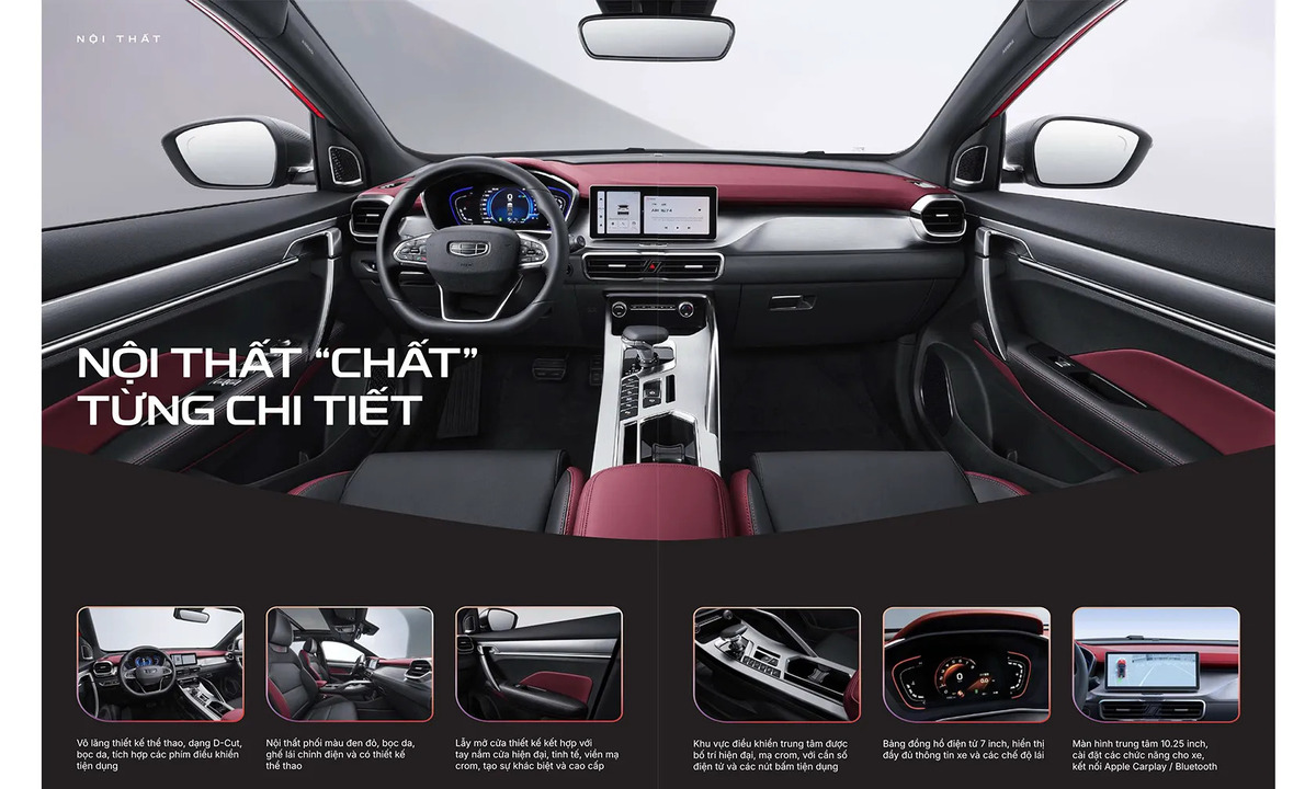 xe 5 cho gam cao geely deu trang bi cong nghe hien dai it thay o cac dong cung tam gia Xe 5 chỗ gầm cao Geely đều trang bị công nghệ hiện đại ít thấy ở các dòng cùng tầm giá
