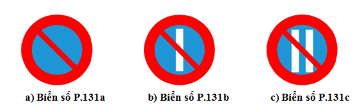 Nhóm biển báo cấm dừng hoặc đỗ xe