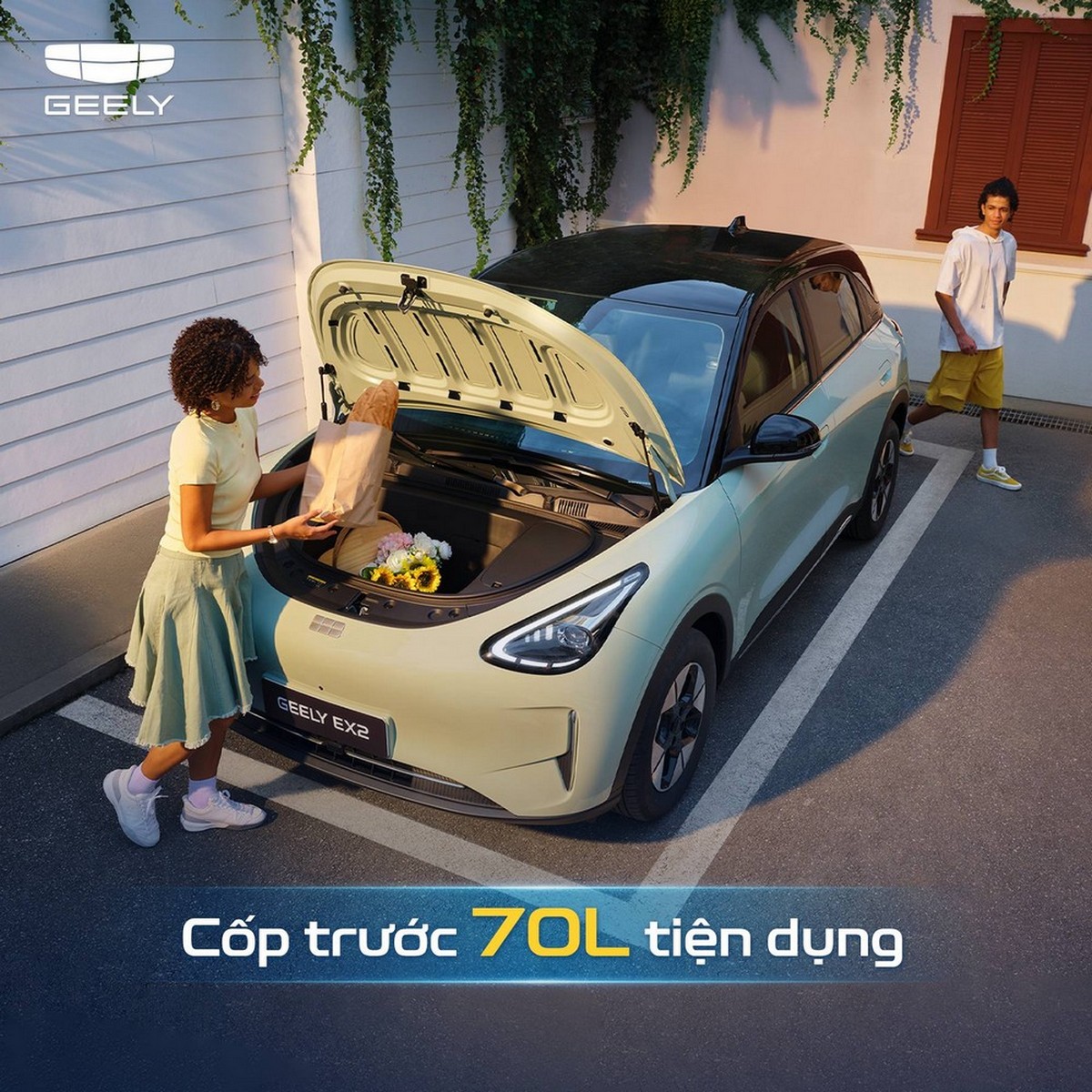 Cốp trước ô tô Geely EX2